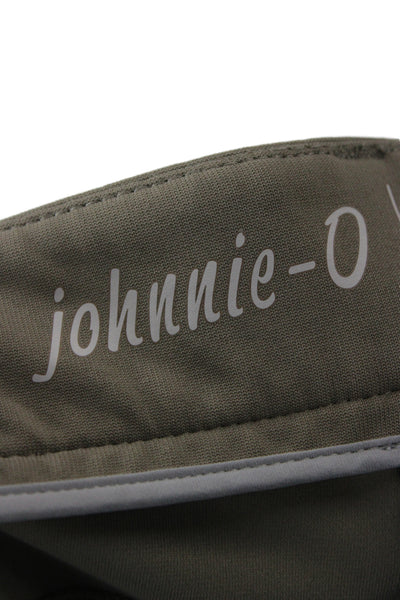 Johnnie-o Mens Khakis Gray Polyester Solid Casual Size 40