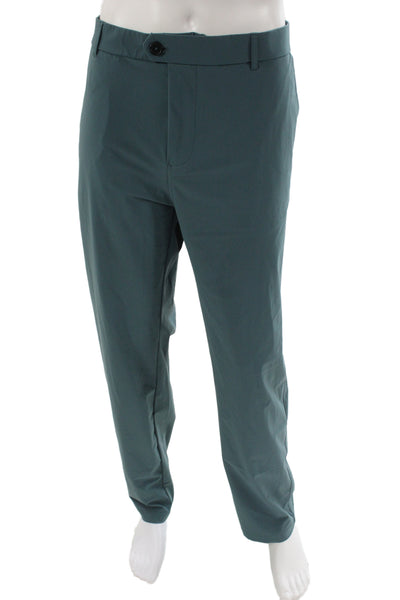 Greyson Mens Khakis Green Button Golf Big Tall Inseam 32 Size 40