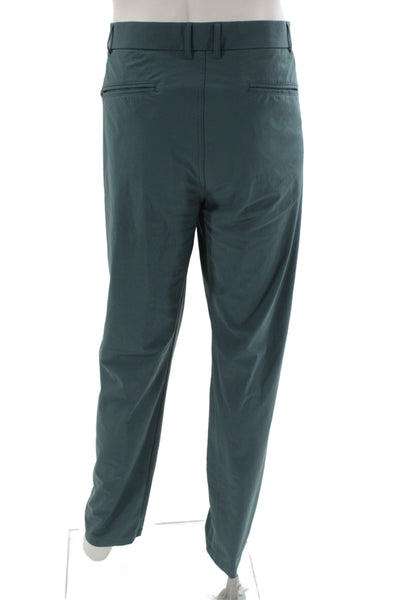 Greyson Mens Khakis Green Button Golf Big Tall Inseam 32 Size 40