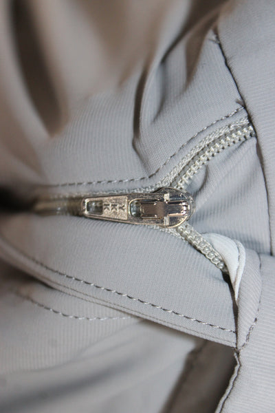 Peter Millar Mens Gray Chino Pants Recycled Nylon Zip Inseam 32 Size 38