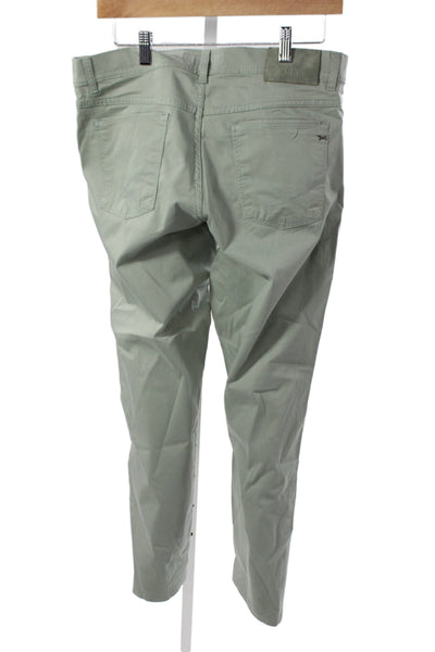 Brax Feel Good Mens Chino Pants Green Size 34
