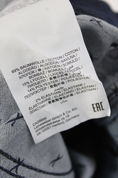 Brax Feel Good Mens Straight Jeans Blue Cotton Button Inseam 34 Size 30
