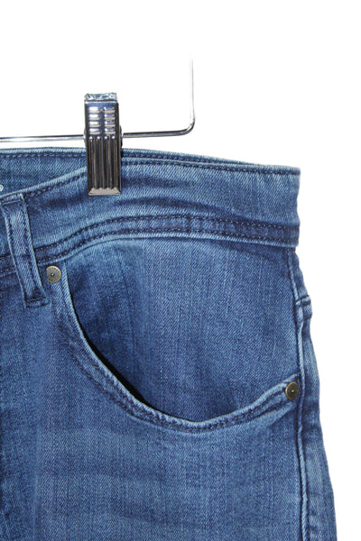 Rodd & Gunn Mens Straight Jeans Blue Cotton Button Size 30