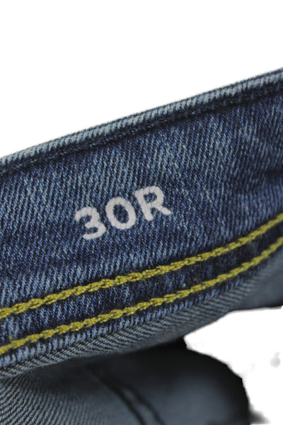 Rodd & Gunn Mens Straight Jeans Blue Cotton Button Size 30