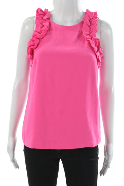 Lily Pulitzer Women Sleeveless Camisole Pink 100% Polyester Size 2XS