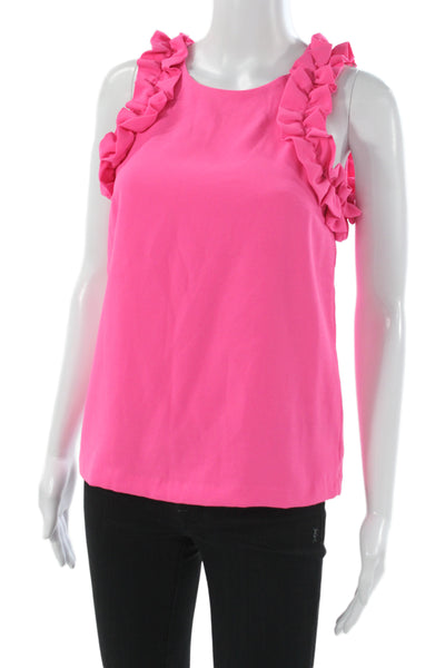 Lily Pulitzer Women Sleeveless Camisole Pink 100% Polyester Size 2XS