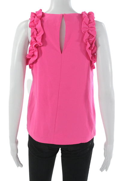 Lily Pulitzer Women Sleeveless Camisole Pink 100% Polyester Size 2XS