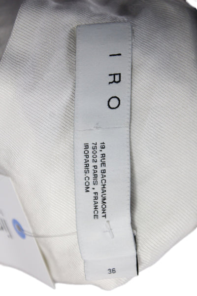 IRO Womens Basic Jacket Multicolor Long Sleeve Hook & Eye Size 36