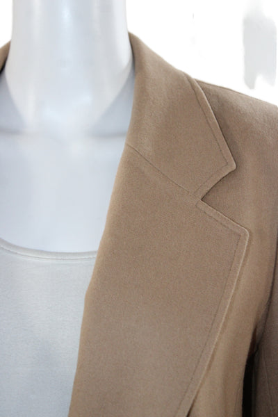 Pendleton Women Blazer Beige 100% Virgin Wool Button Solid Size S