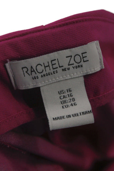 Rachel Zoe Women Dress Pants Pink Pull On Size 16