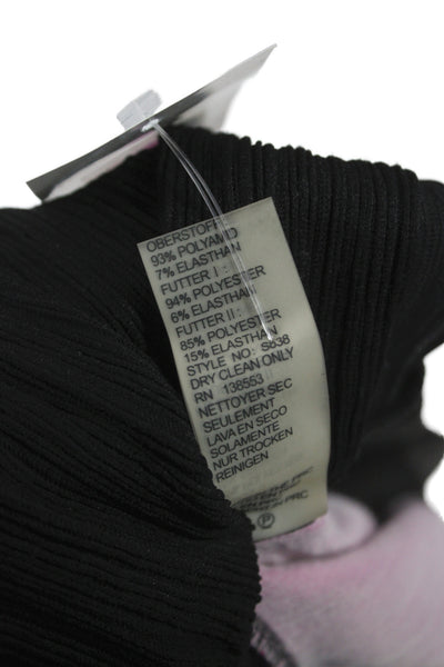 Nue By Shani Womens Sheath Dress Black Sweetheart Short Sleeve Knee Size 10