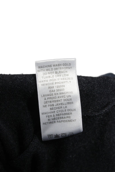 SOL ANGELES Womens Jersey Scoop Neck Long Sleeve T-Shirt Gray Size S