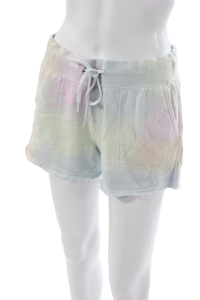 Polo Ralph Lauren Women Tie Dye Sweat Shorts Multicolor Drawstring Size S