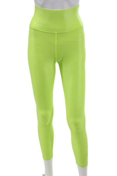 Carbon 38 Womens Ankle Green Leggings Nylon Athleisure Size XS