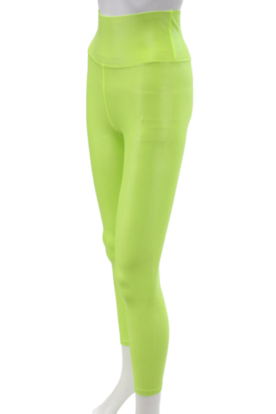 Carbon 38 Womens Ankle Green Leggings Nylon Athleisure Size XS