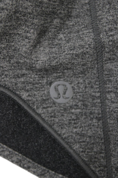 Lululemon Womens Athletic Gray Drawstring Polyester Shorts Size 4
