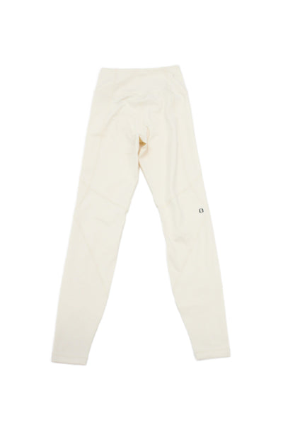 Le Ore Womens Ivory Ankle Leggings Athleisure 82% Recycled Polyester Size 2XS
