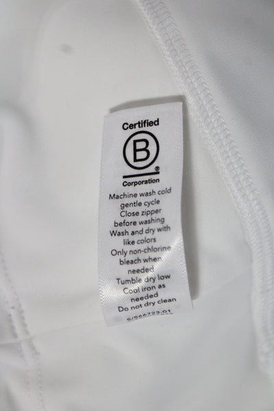 Athleta Womens Athletic Skort White Polyester Pull On Short Solid Size XS