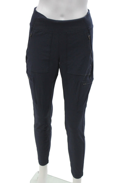 Athleta Womens Ankle Blue Performance Leggings Size 4