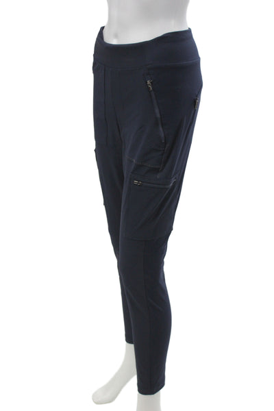 Athleta Womens Ankle Blue Performance Leggings Size 4