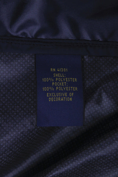 Polo Golf Ralph Lauren Mens Windbreaker Blue Polyester Size XL