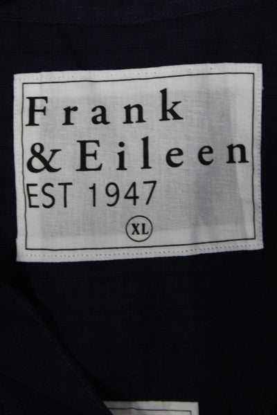 Frank & Eileen Women Basic Floral Collared Button-Up Cotton Long Sleeve Size XL