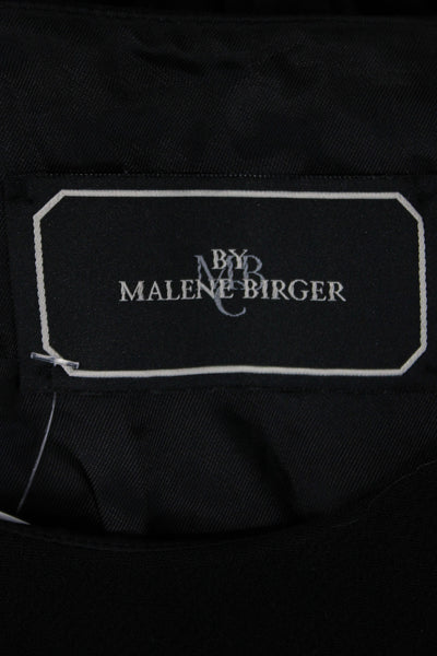 By Malene Birger Womens Fit & Flare Dress Black Sleeveless Round Neck Size 38