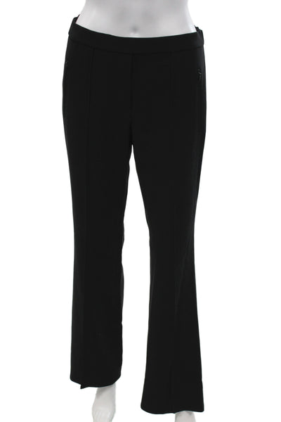 Theory Womens Dress Pants Black Pull On Triacetate Size 2