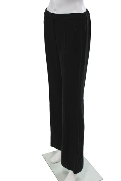 Theory Womens Dress Pants Black Pull On Triacetate Size 2