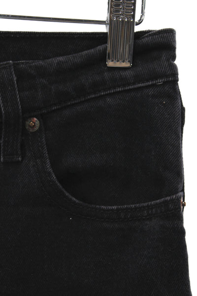 Levis Women Bootcut Black Jeans Cotton High Rise Size 26