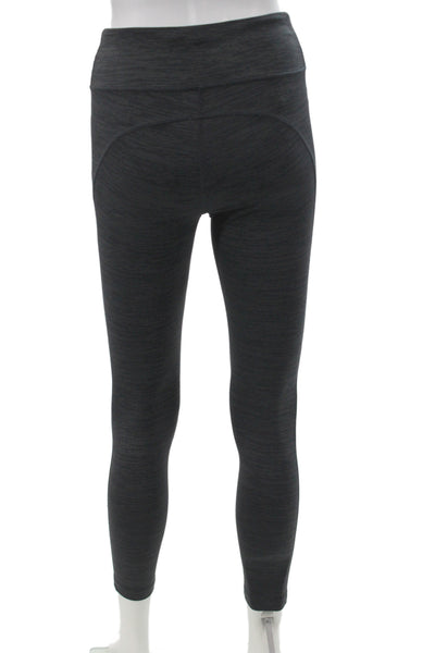 Outdoor Voices Womens Ankle Black Flecked Nylon Athleisure Leggings Size S