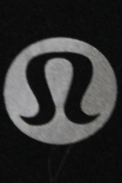 Lululemon Womens Ankle Leggings Black Nylon Athleisure Pull On Size 6