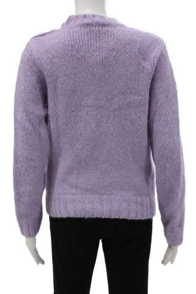 APC Women Pullover Sweater Purple Alpaca Size XS