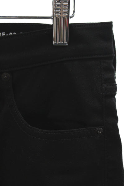J Crew Women Black Straight Jeans Cotton Size 28