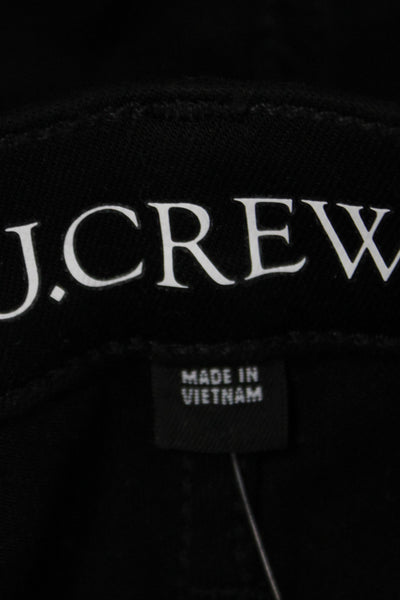 J Crew Women Black Straight Jeans Cotton Size 28