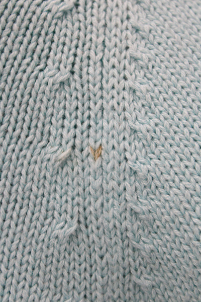 Lauren Ralph Lauren Women Blue Cotton Cowl Neck Pullover Long Sleeve Size XL
