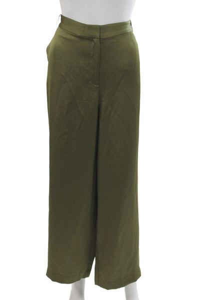 Vince Camuto Women Sleeveless V Neck Tie Solid Green Set Size XL