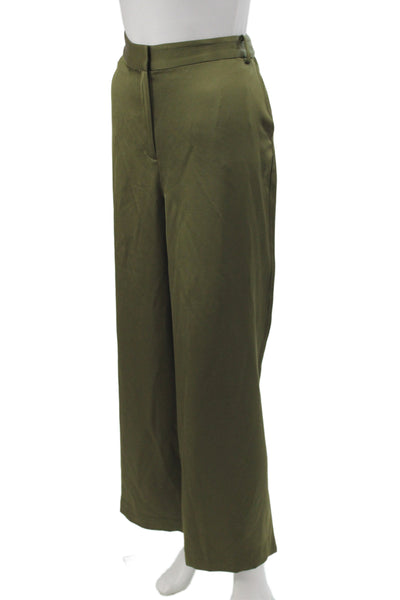 Vince Camuto Women Sleeveless V Neck Tie Solid Green Set Size XL