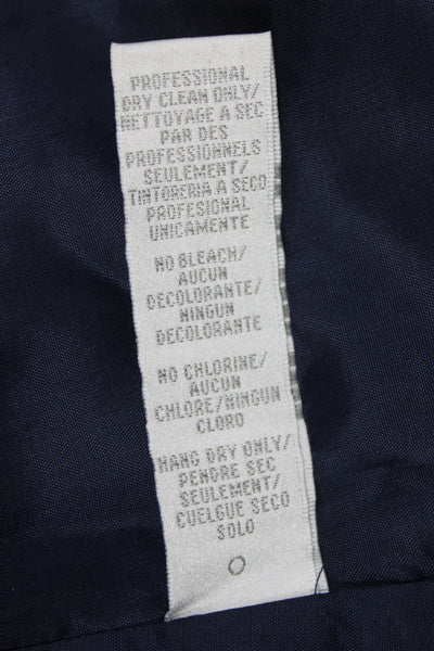Theia Women Blue Mermaid Long Sweetheart Sleeveless Nylon Dress Size 16