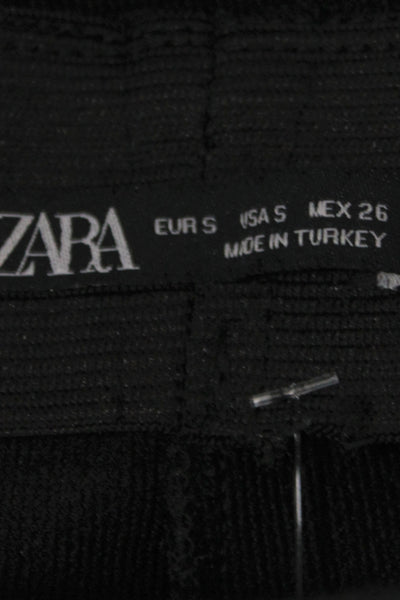 Zara Womens Black Ankle Leggings Size S