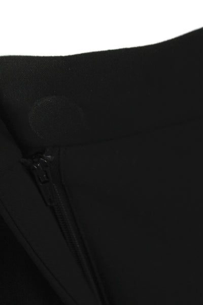J Crew Women Black Dress Pants Button Closure Size 8