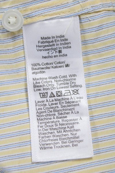 J Crew Women Striped Collared Cotton Button-Up Long Sleeve Basic Size 2X