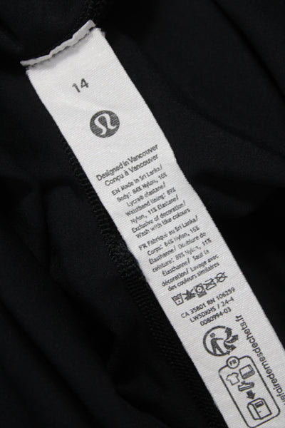Lululemon Womens Black Capri Leggings Size 14