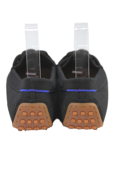 Rothys Womens Kit Square Toe Slip On Loafers Black Size 10.5