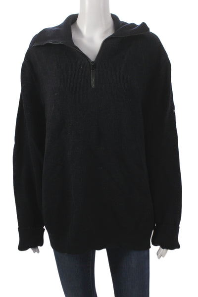 Saint James L'Atelier Unisex Adults Wool Pullover Sweater Black Size M