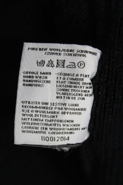 Saint James L'Atelier Unisex Adults Wool Pullover Sweater Black Size M