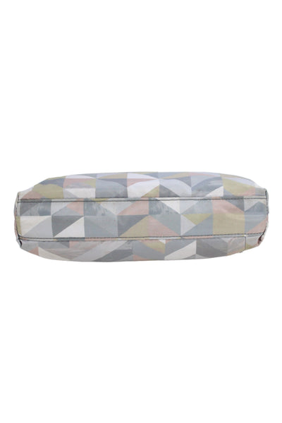 Tumi Womens Geometric Print Wristlet Handbag Multi Colored