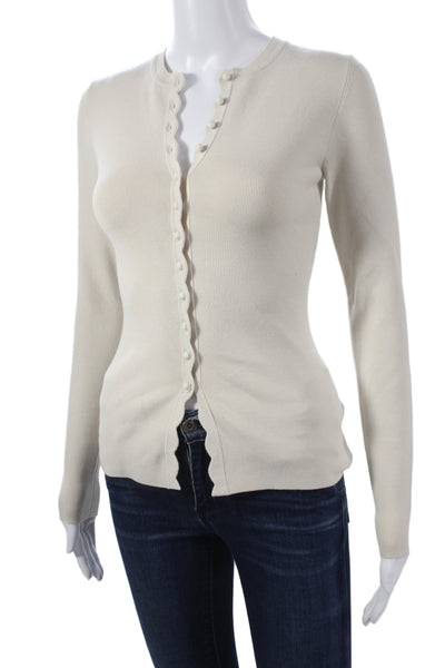Wilfred Womens Ivory Long Sleeve Cardigan Size S