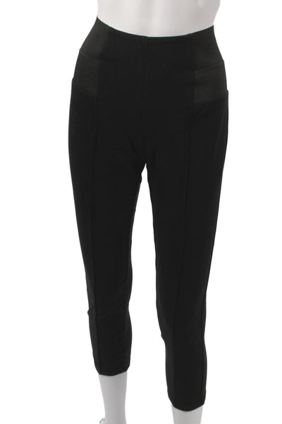 Lafayette 148 New York Womens Capri Pants Black Pull On Viscose Size M