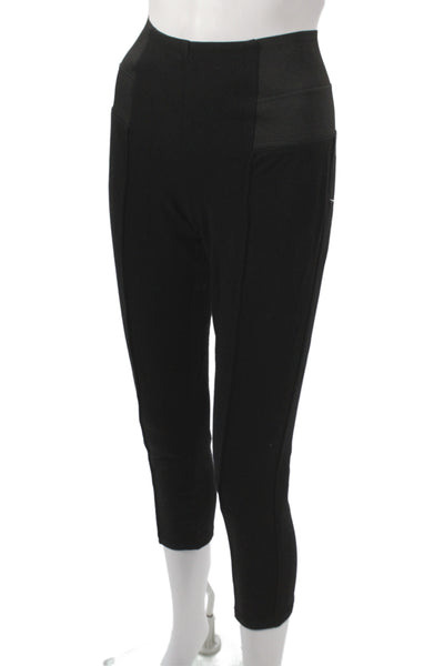 Lafayette 148 New York Womens Capri Pants Black Pull On Viscose Size M